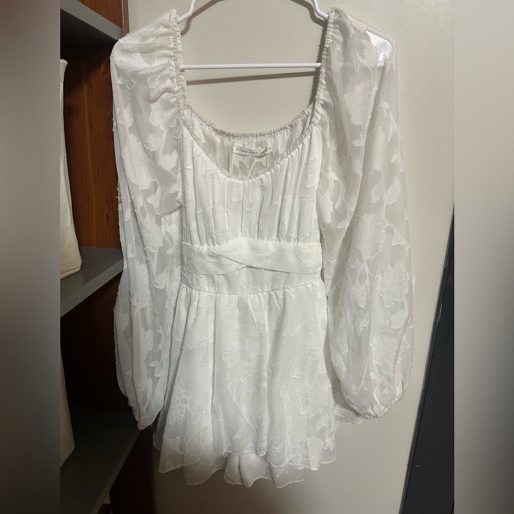 Altar’d state white romper